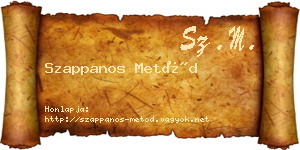 Szappanos Metód névjegykártya